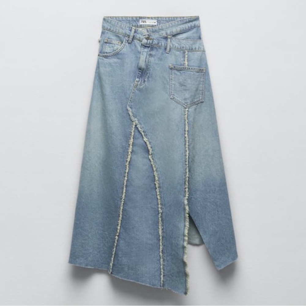 Zara asymmetrical skirt (New with tags) Size L